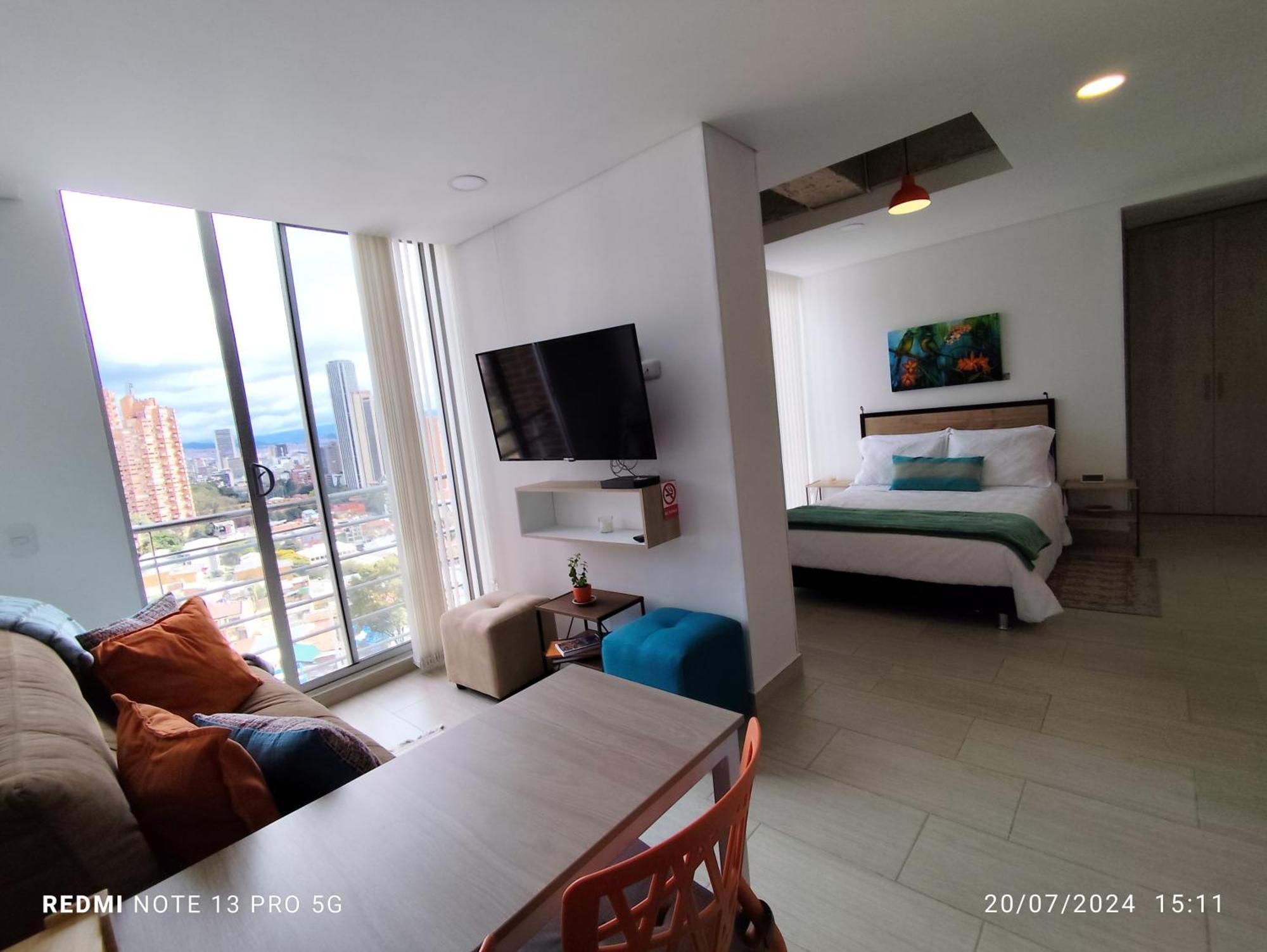 Apartaestudio San Martin, La Quinta Bogota Bagian luar foto